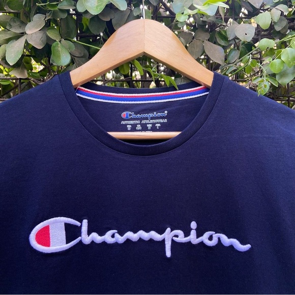 Champion Navy T-Shirt - Picture 2 of 3